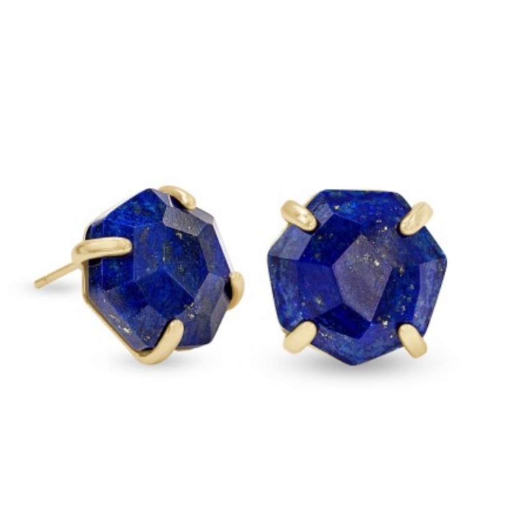 Kendra Scott Ryan Studs, Blue Lapis - Picture 8 of 12